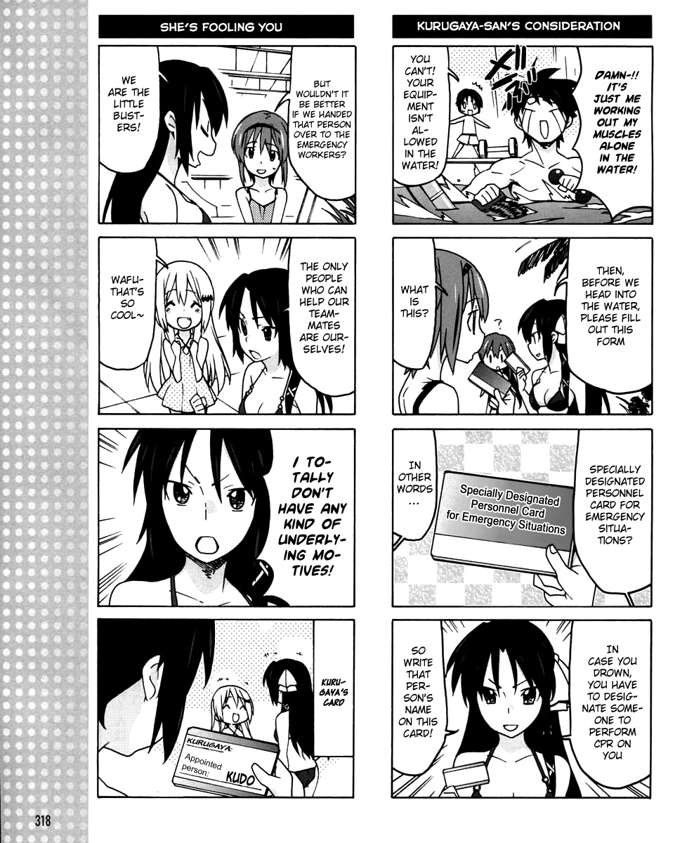 Little Busters! EX the 4-Koma Chapter 16 page 8 - Chapter 16: Rin's Brush With Danger!
