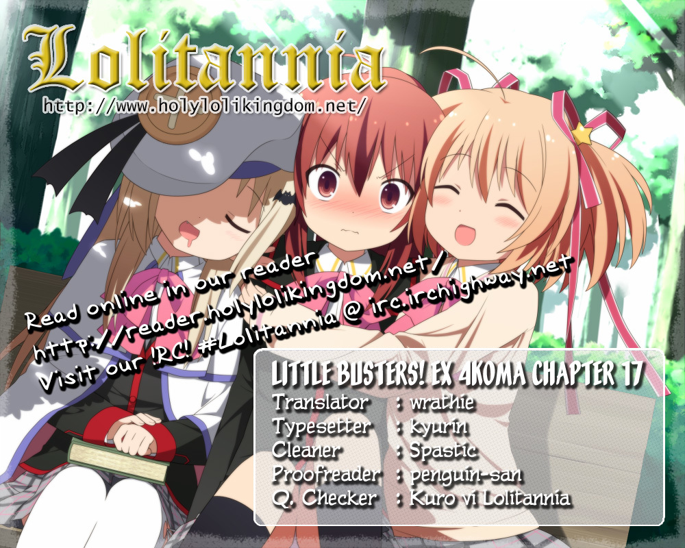 Little Busters! EX the 4-Koma Chapter 17 page 1 - Chapter 17: The You From The Past