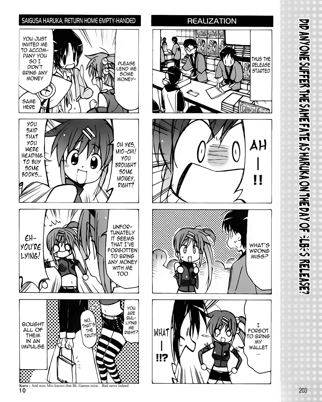 Little Busters! The 4-Koma Chapter 19 page 9 - Chapter 19: The Anticipated New Game Release Date