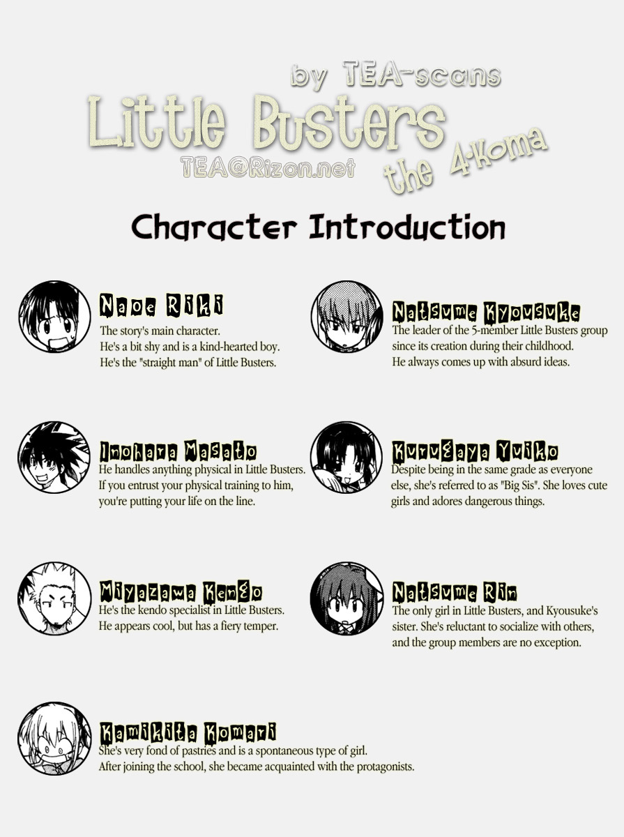 Little Busters! The 4-Koma Chapter 2 page 2 - Chapter 2: One Day in the Life of Rin, Catnip Princess