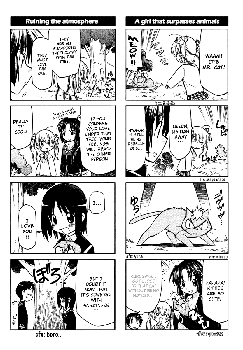 Little Busters! The 4-Koma Chapter 2 page 7 - Chapter 2: One Day in the Life of Rin, Catnip Princess