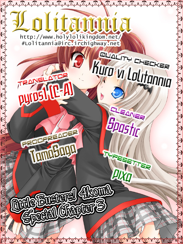 Little Busters! The 4-Koma Chapter 27.6 page 1 - Chapter 27.6: Task in the Past