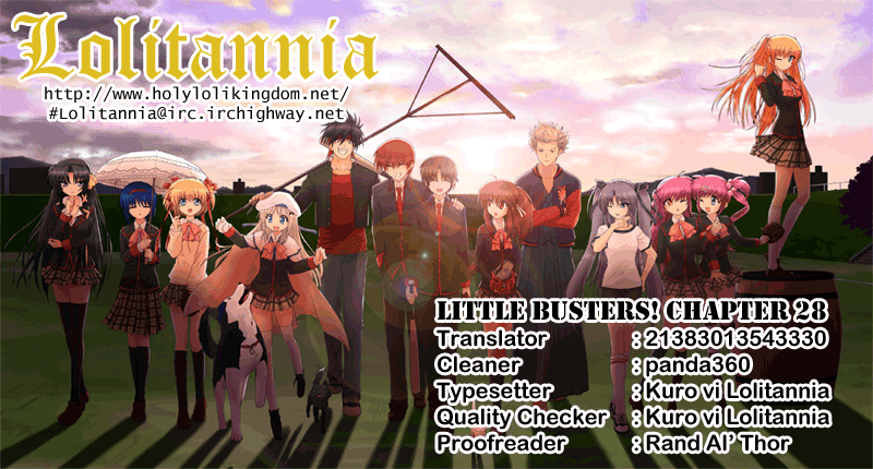 Little Busters! The 4-Koma Chapter 28 page 1 - Chapter 28: Rin is Crazy Over Cats?