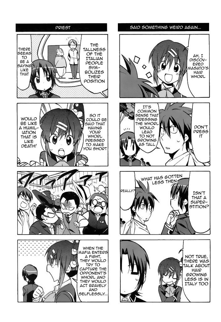 Little Busters! The 4-Koma Chapter 38 page 10 - Chapter 38: The Female Barber That's Radiating Charm, Haruka Buongiorno