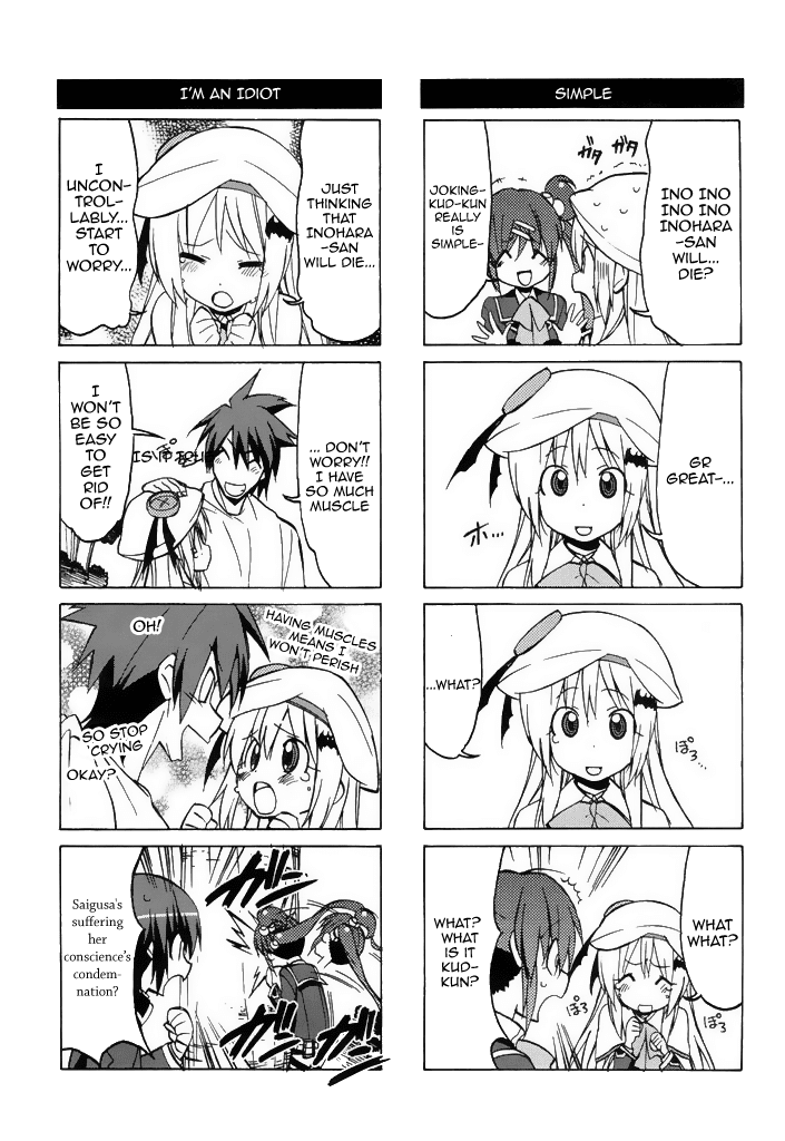 Little Busters! The 4-Koma Chapter 38 page 12 - Chapter 38: The Female Barber That's Radiating Charm, Haruka Buongiorno