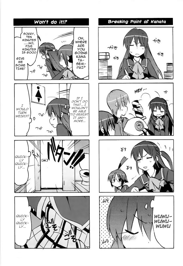Little Busters! The 4-Koma Chapter 39 page 6 - Chapter 39: Fighting Maiden? Futaki Kanata's Secret?