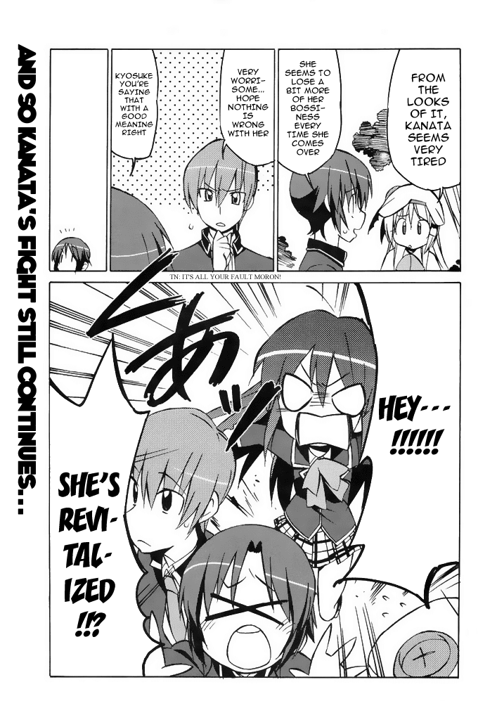 Little Busters! The 4-Koma Chapter 39 page 8 - Chapter 39: Fighting Maiden? Futaki Kanata's Secret?