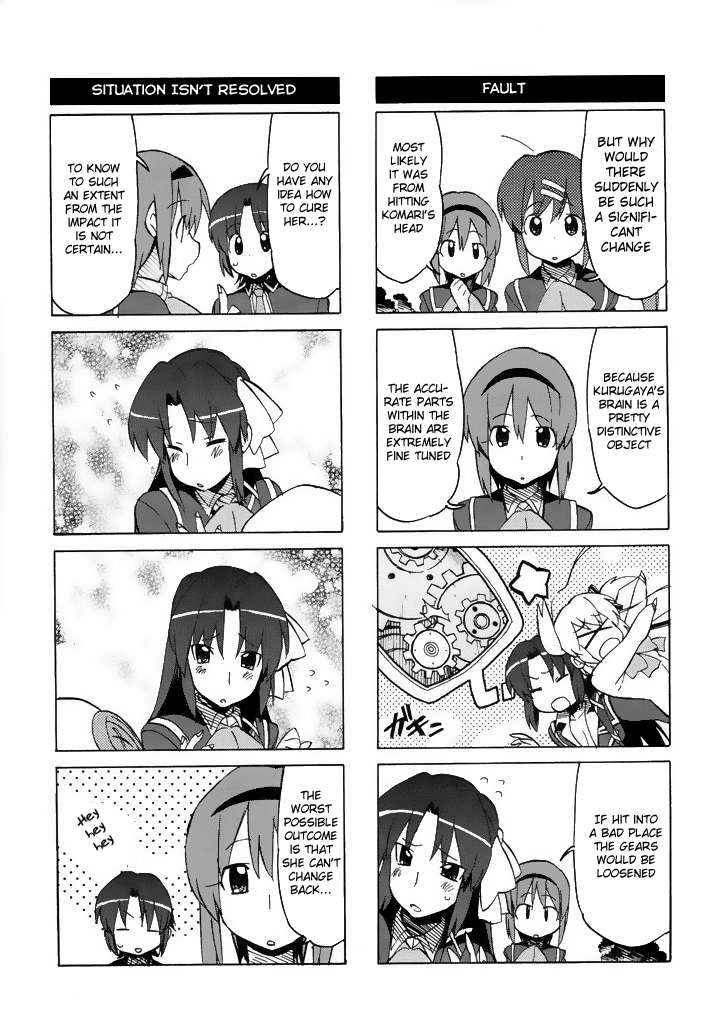 Little Busters! The 4-Koma Chapter 41 page 10 - Chapter 41: Kurugaya's Being Shy?