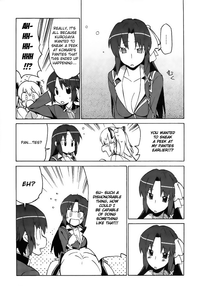 Little Busters! The 4-Koma Chapter 41 page 4 - Chapter 41: Kurugaya's Being Shy?