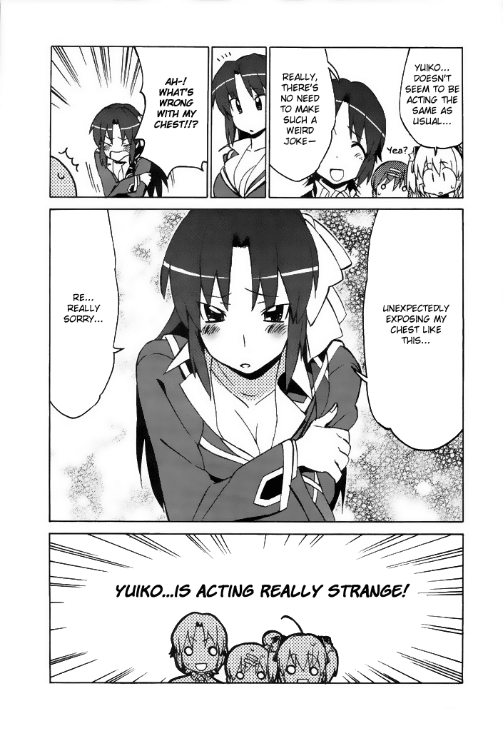 Little Busters! The 4-Koma Chapter 41 page 5 - Chapter 41: Kurugaya's Being Shy?