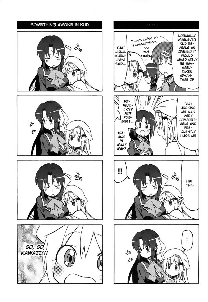 Little Busters! The 4-Koma Chapter 41 page 8 - Chapter 41: Kurugaya's Being Shy?