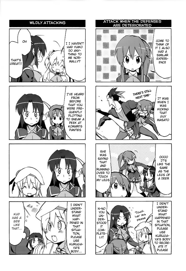 Little Busters! The 4-Koma Chapter 41 page 9 - Chapter 41: Kurugaya's Being Shy?