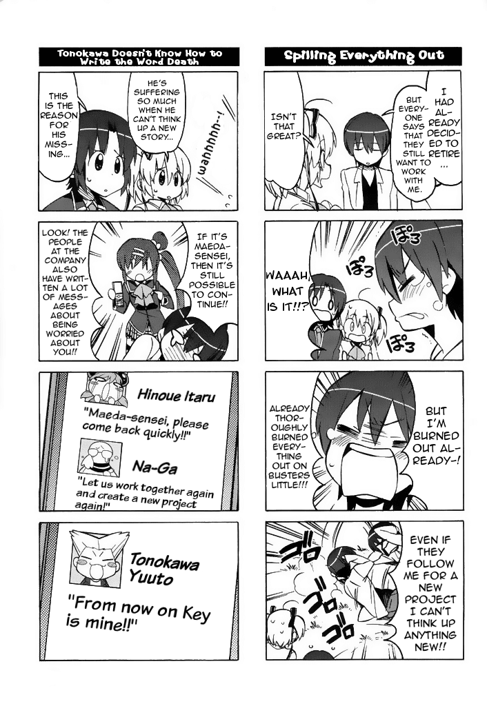 Little Busters! The 4-Koma Chapter 42 page 12 - Chapter 42: Clog-Wearing Lost Person