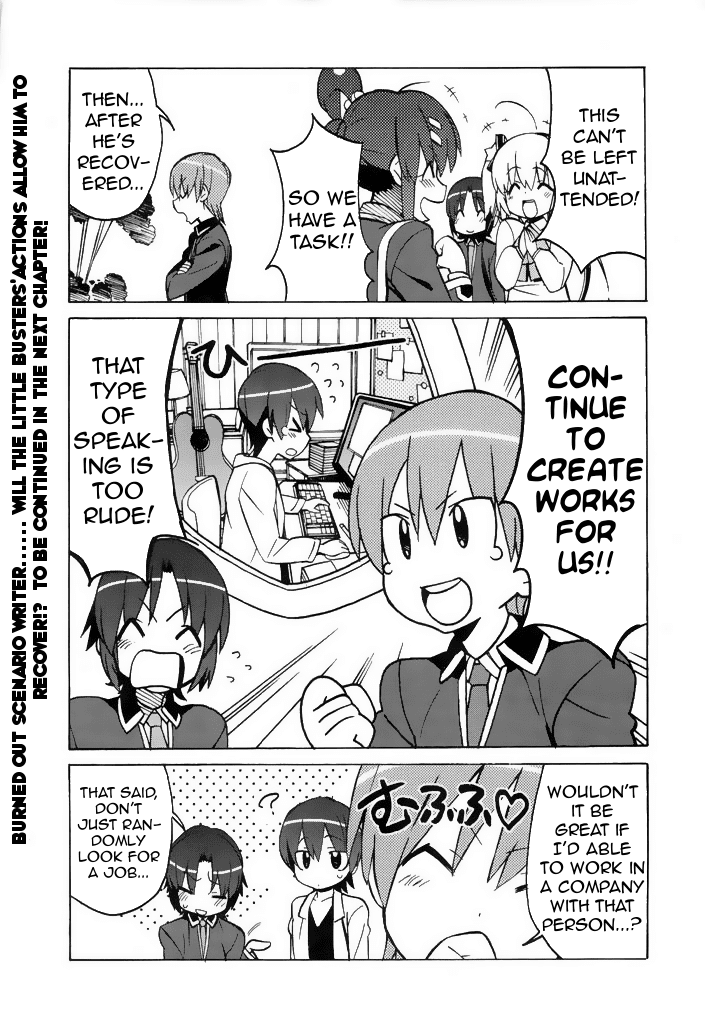 Little Busters! The 4-Koma Chapter 42 page 17 - Chapter 42: Clog-Wearing Lost Person