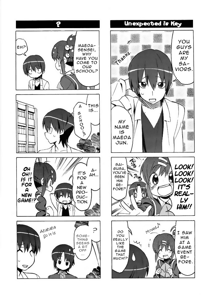 Little Busters! The 4-Koma Chapter 42 page 6 - Chapter 42: Clog-Wearing Lost Person
