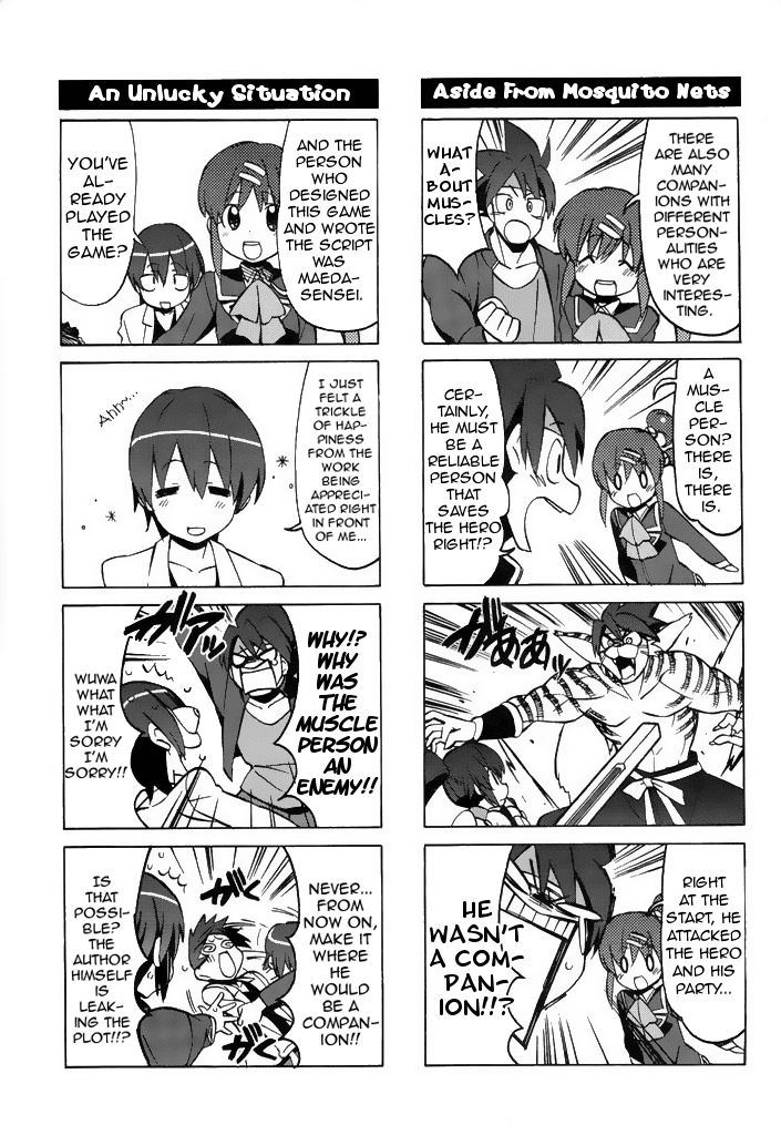 Little Busters! The 4-Koma Chapter 42 page 8 - Chapter 42: Clog-Wearing Lost Person