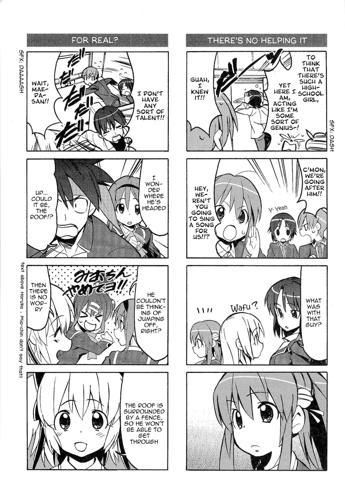 Little Busters! The 4-Koma Chapter 43 page 12 - Chapter 43: Clog-Wearing Lost Person Part 2
