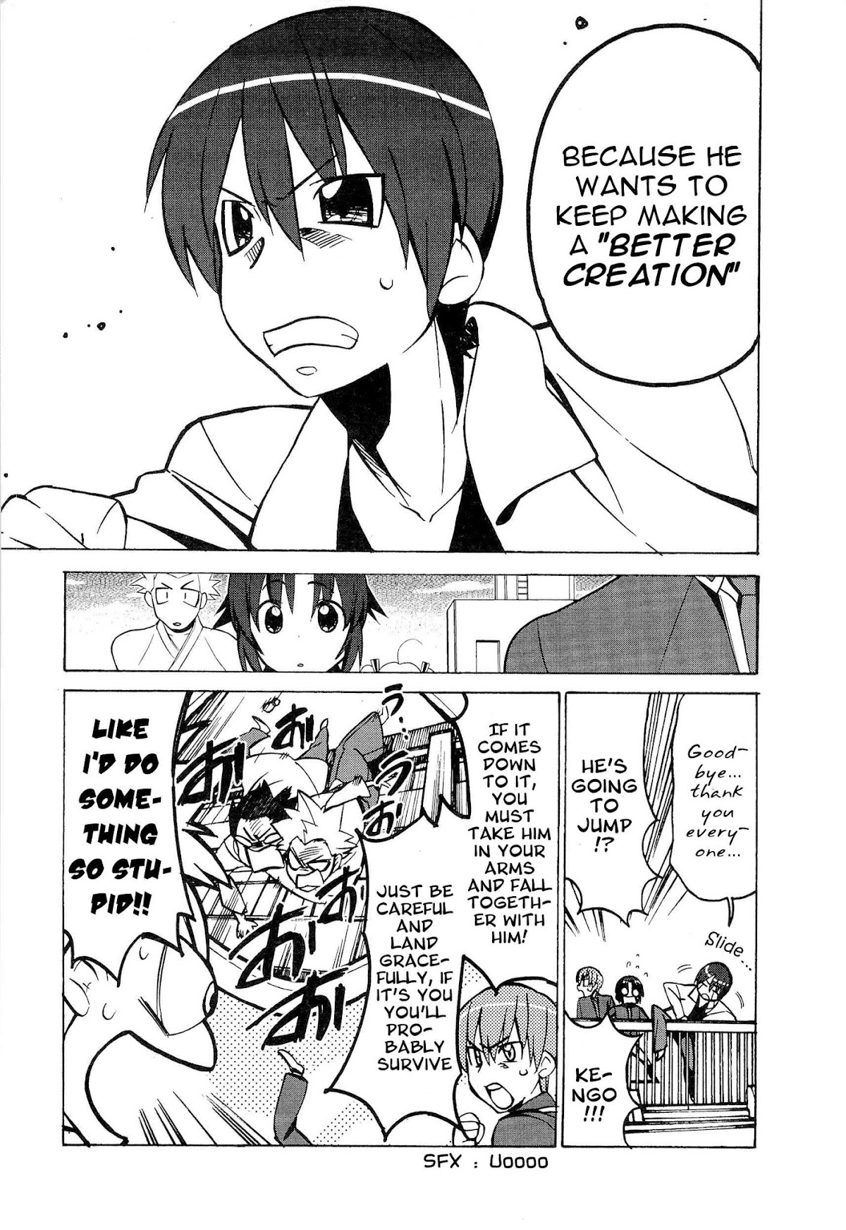 Little Busters! The 4-Koma Chapter 43 page 14 - Chapter 43: Clog-Wearing Lost Person Part 2
