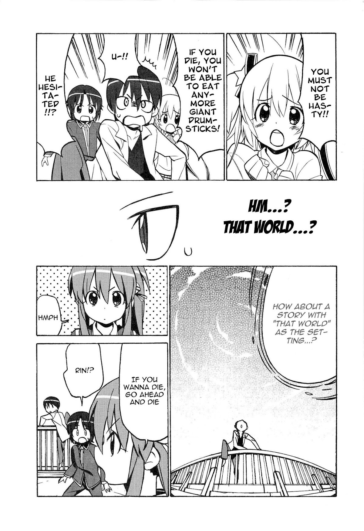 Little Busters! The 4-Koma Chapter 43 page 15 - Chapter 43: Clog-Wearing Lost Person Part 2