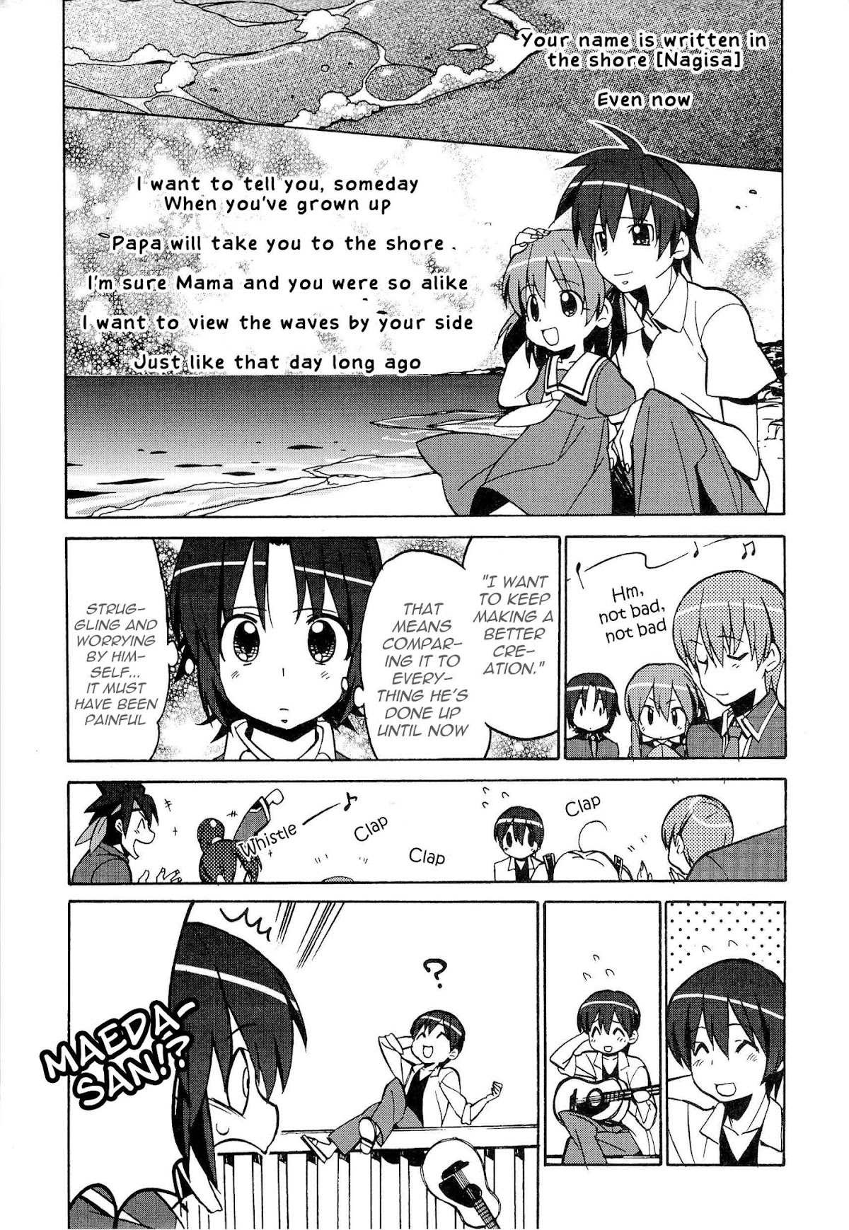 Little Busters! The 4-Koma Chapter 43 page 18 - Chapter 43: Clog-Wearing Lost Person Part 2