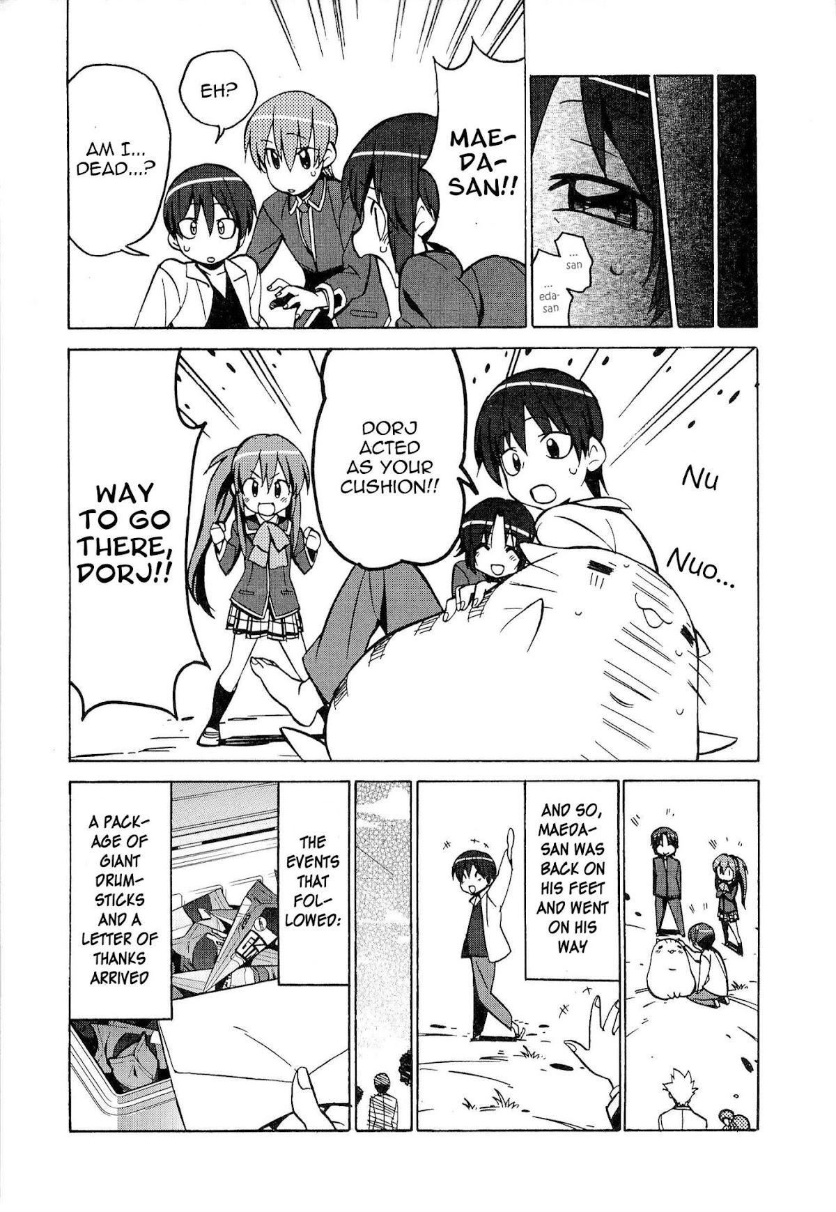 Little Busters! The 4-Koma Chapter 43 page 20 - Chapter 43: Clog-Wearing Lost Person Part 2