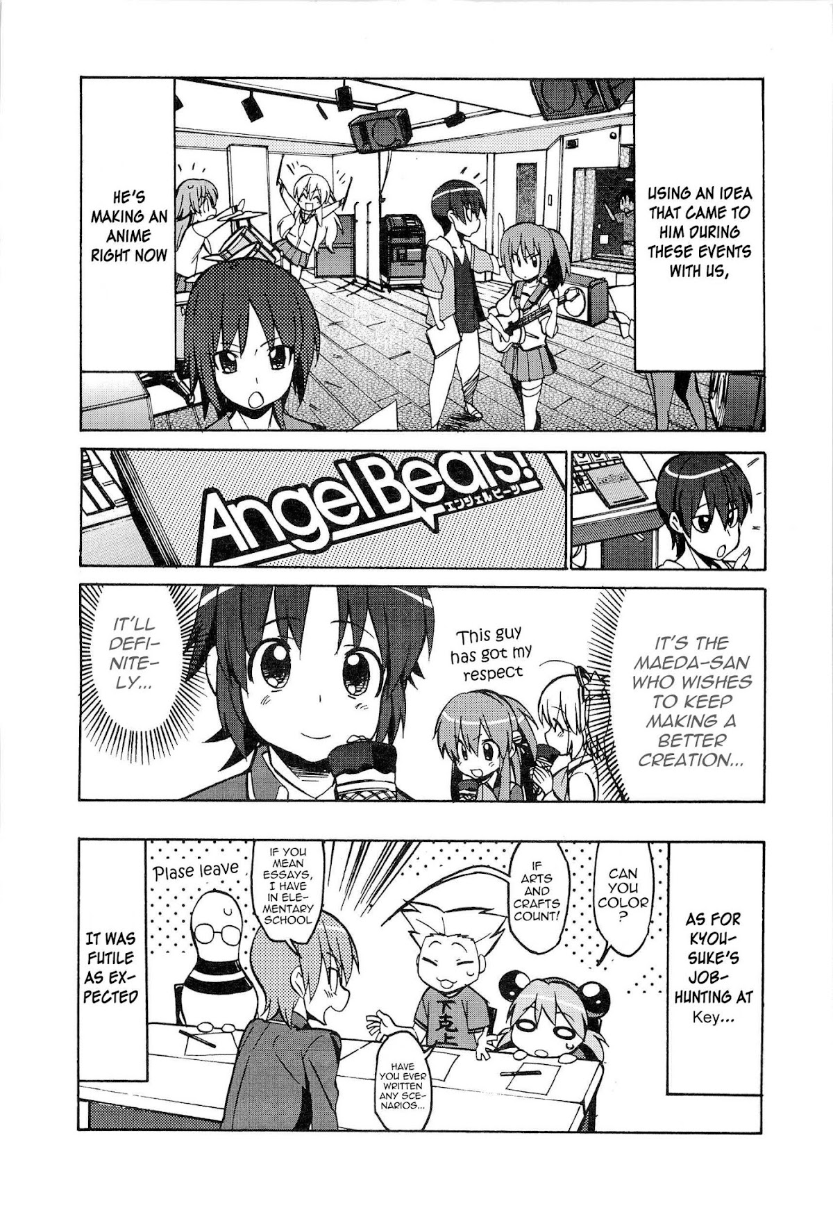 Little Busters! The 4-Koma Chapter 43 page 21 - Chapter 43: Clog-Wearing Lost Person Part 2