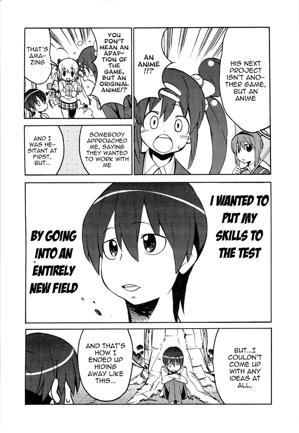 Little Busters! The 4-Koma Chapter 43 page 4 - Chapter 43: Clog-Wearing Lost Person Part 2