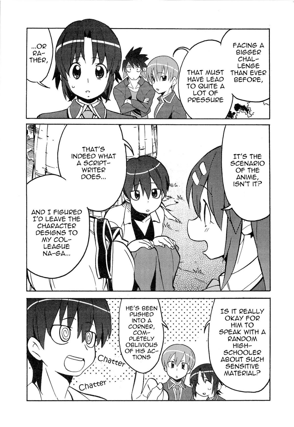Little Busters! The 4-Koma Chapter 43 page 5 - Chapter 43: Clog-Wearing Lost Person Part 2