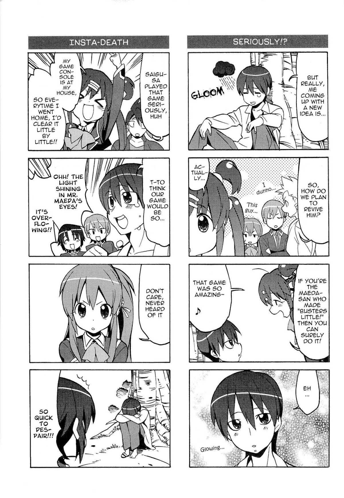 Little Busters! The 4-Koma Chapter 43 page 6 - Chapter 43: Clog-Wearing Lost Person Part 2