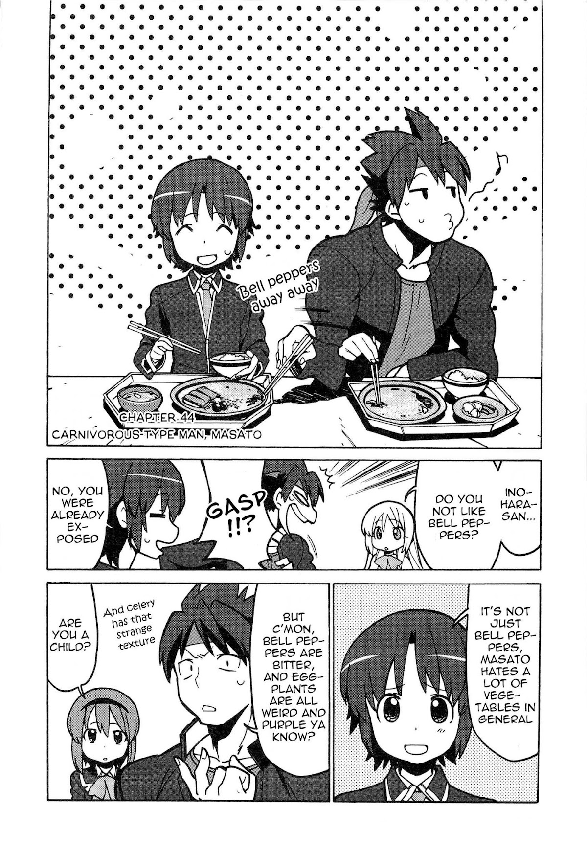 Little Busters! The 4-Koma Chapter 44 page 3 - Chapter 44: Carnivorous-Type Man, Masato