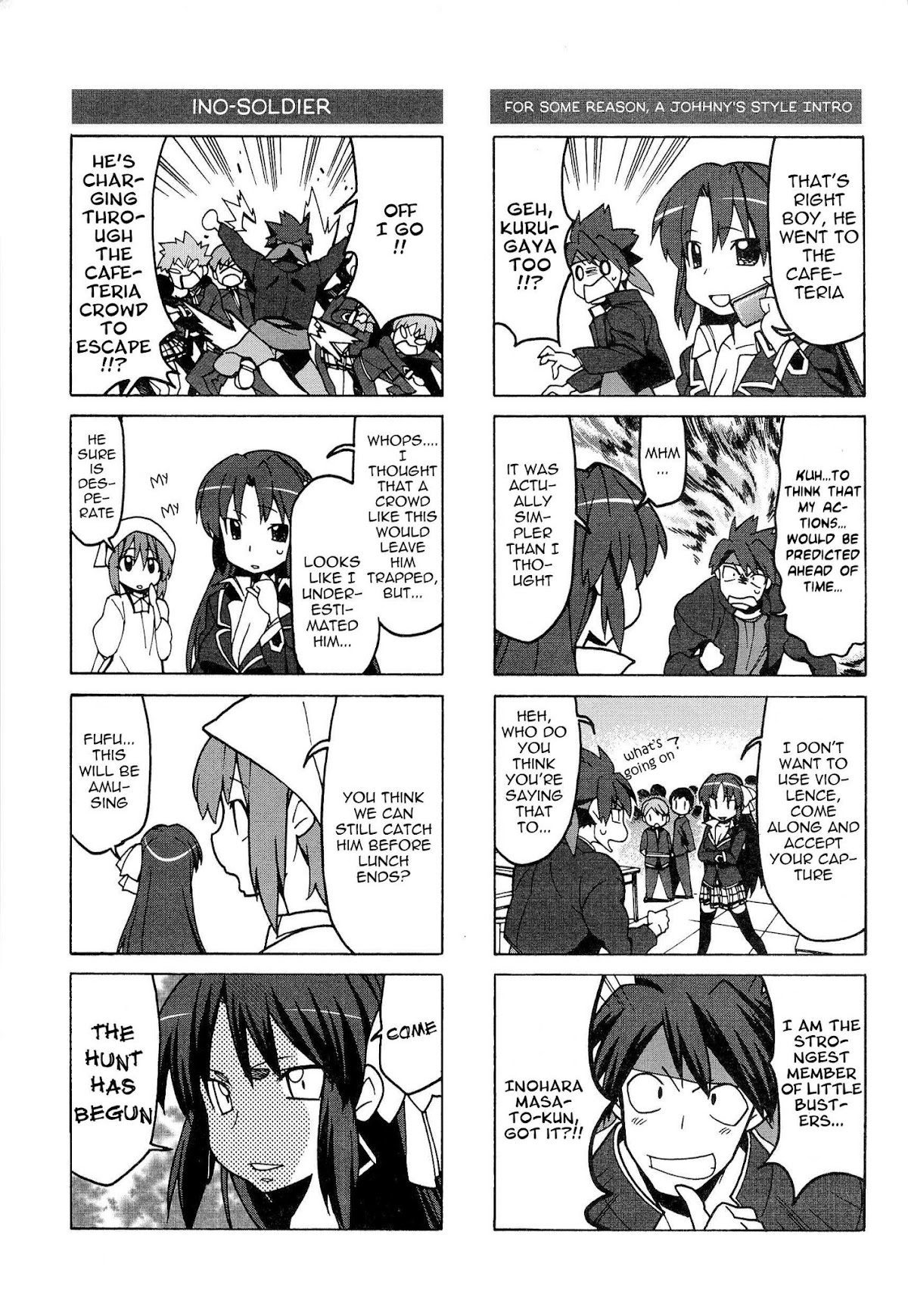 Little Busters! The 4-Koma Chapter 44 page 8 - Chapter 44: Carnivorous-Type Man, Masato