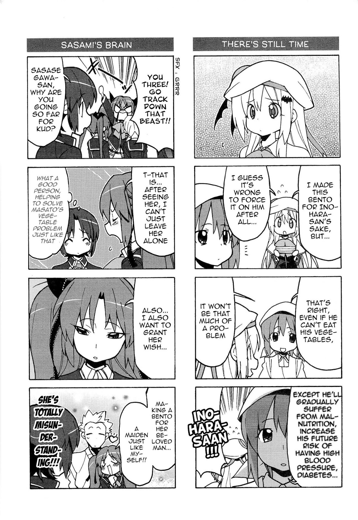 Little Busters! The 4-Koma Chapter 45 page 7 - Chapter 45: Carnivorous-Type Man, Masato Part 2