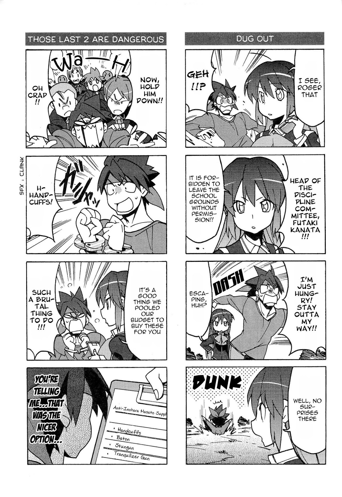 Little Busters! The 4-Koma Chapter 45 page 9 - Chapter 45: Carnivorous-Type Man, Masato Part 2