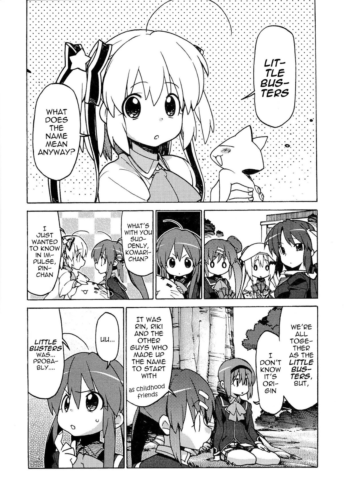 Little Busters! The 4-Koma Chapter 46 page 2 - Chapter 46: Little Busters :Prologue