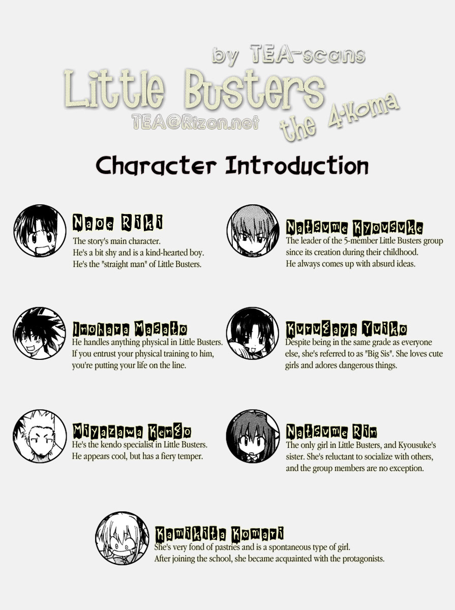 Little Busters! The 4-Koma Chapter 7 page 2 - Chapter 7: Komari Comes Forward to Help
