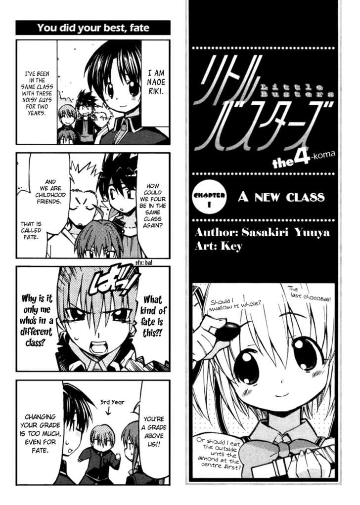 Little Busters! Chapter 1 page 3 - Chapter 1