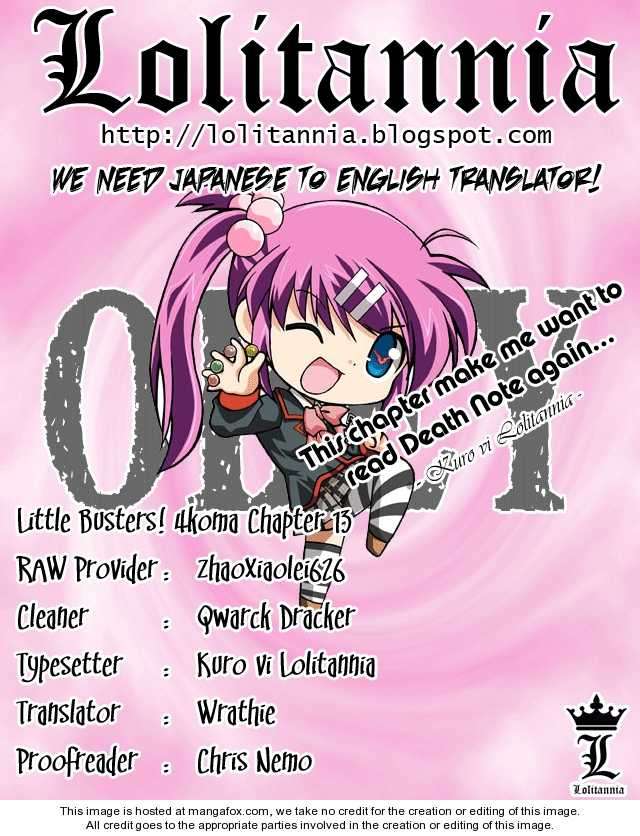 Little Busters! Chapter 13 page 1 - Chapter 13