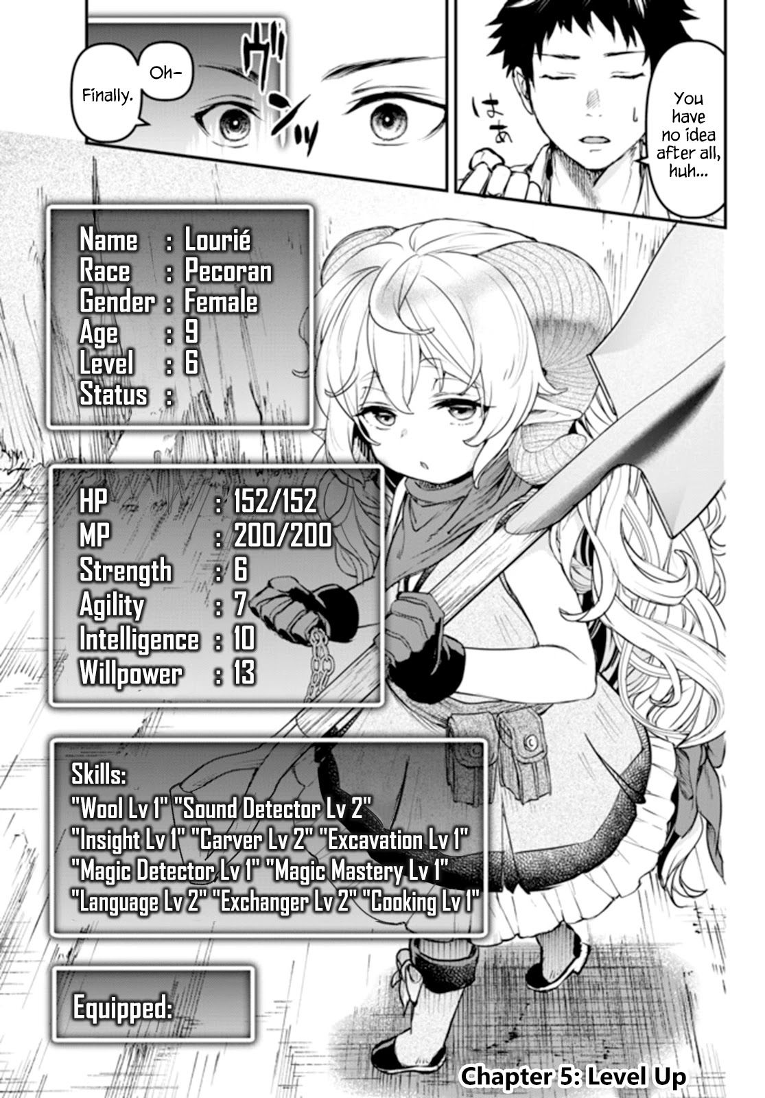 Little Girl x Scoop x Evil Eye Chapter 5 page 3 - Chapter 5: Level Up
