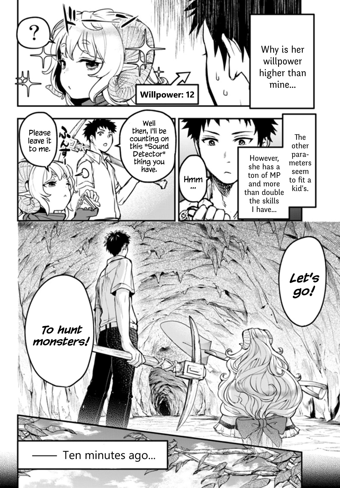 Little Girl x Scoop x Evil Eye Chapter 5 page 4 - Chapter 5: Level Up