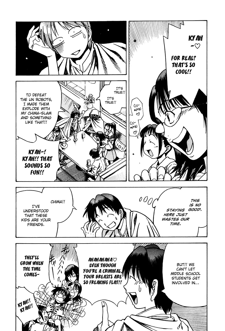 Little Jumper Chapter 22 page 15 - Chapter 22: Hiro-Chima Douchuu Hizakurige