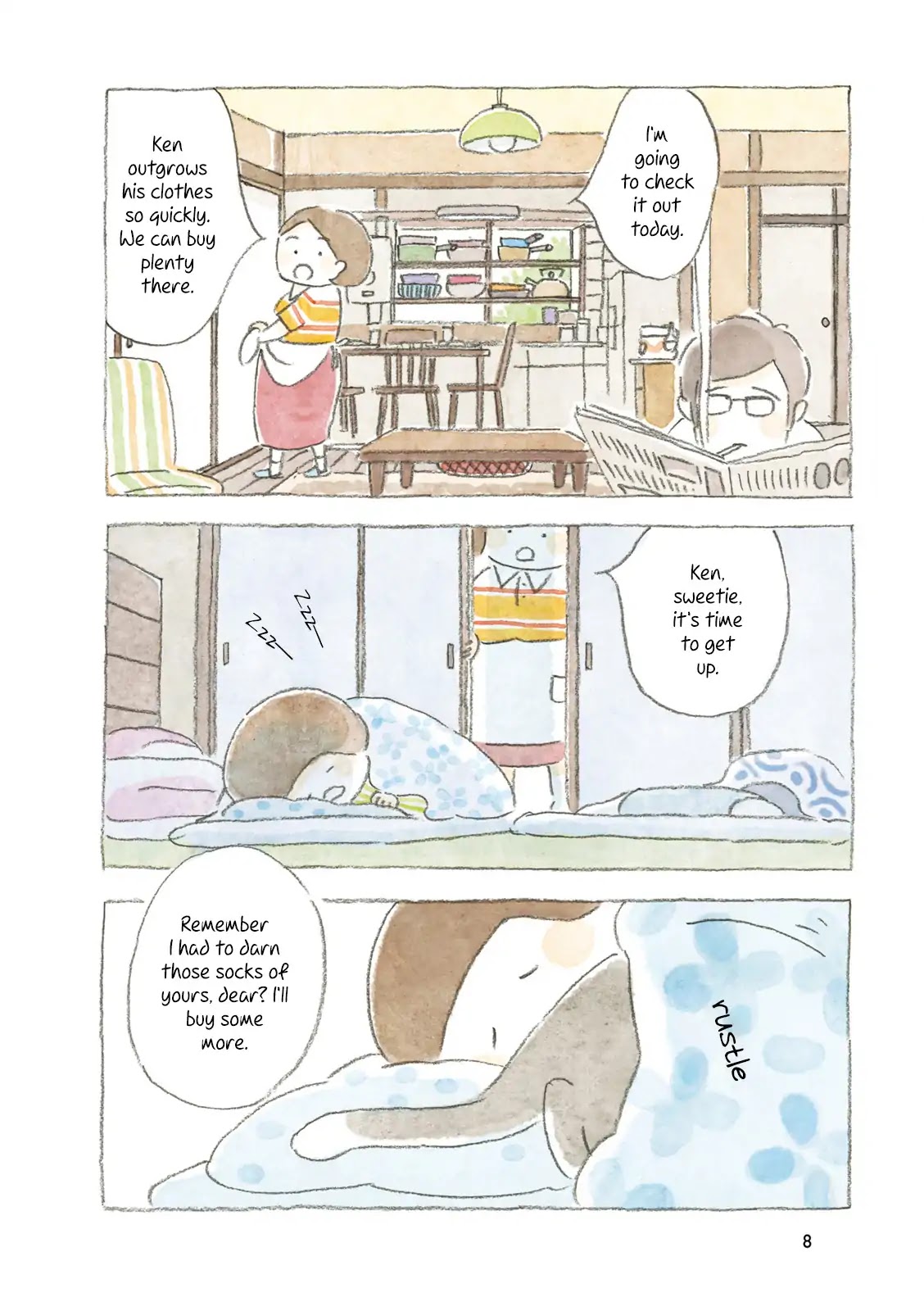 Little Ken and a Cat. Sometimes a Duck Chapter 1 page 8 - Chapter 1: A Country Town in 1976