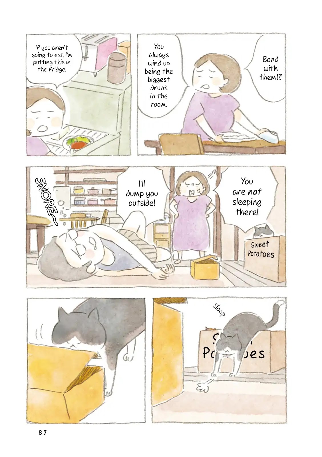 Little Ken and a Cat. Sometimes a Duck Chapter 10 page 5 - Chapter 10: A Tipsy Dad