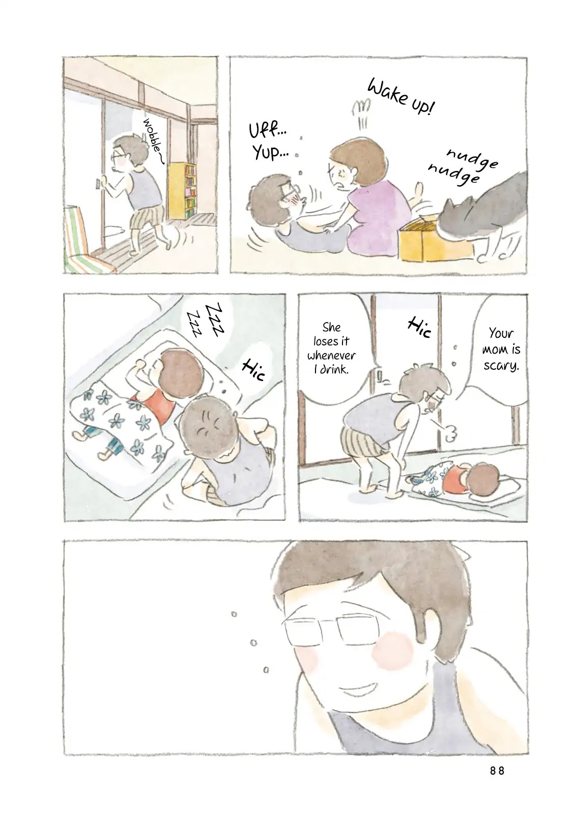 Little Ken and a Cat. Sometimes a Duck Chapter 10 page 6 - Chapter 10: A Tipsy Dad