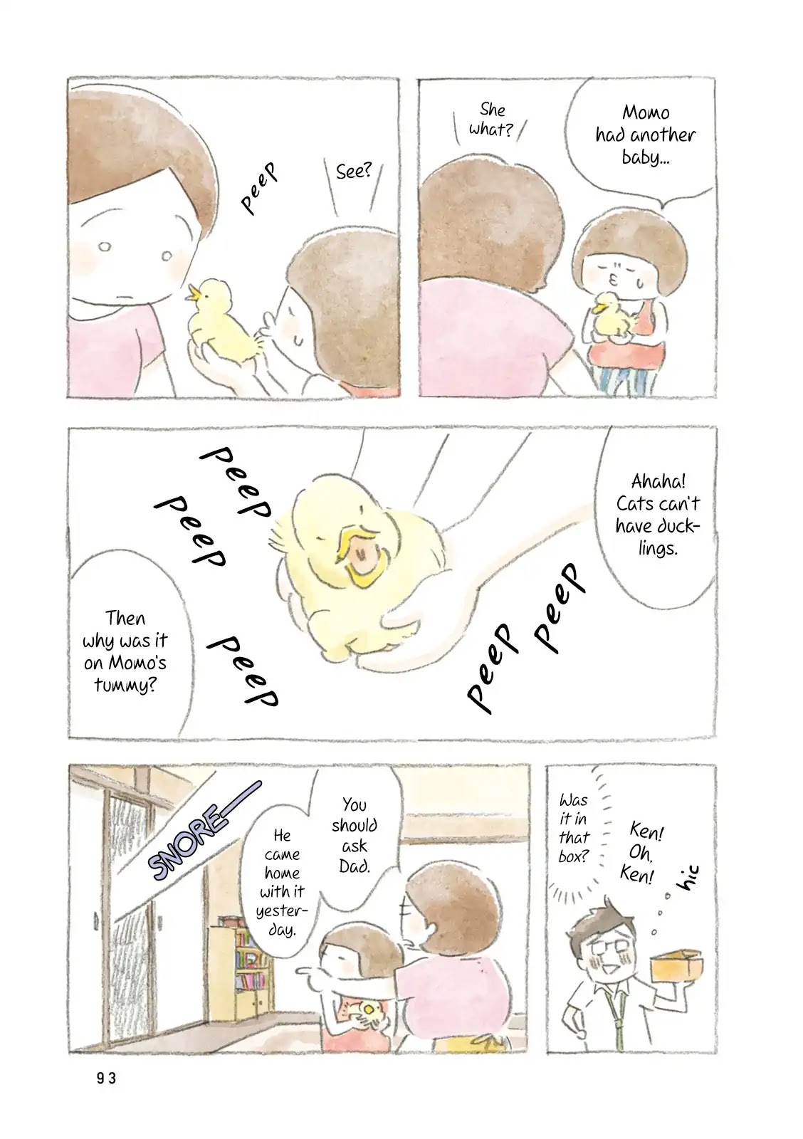 Little Ken and a Cat. Sometimes a Duck Chapter 11 page 3 - Chapter 11: Yellow