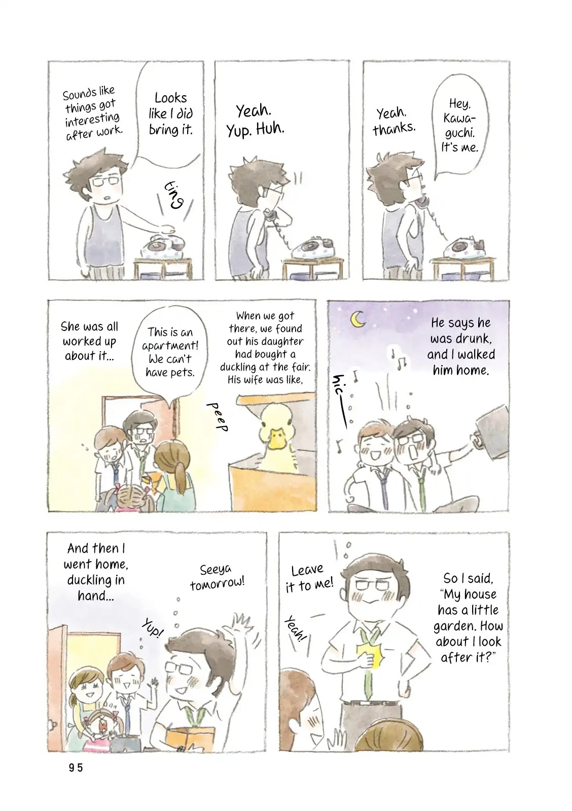 Little Ken and a Cat. Sometimes a Duck Chapter 11 page 5 - Chapter 11: Yellow