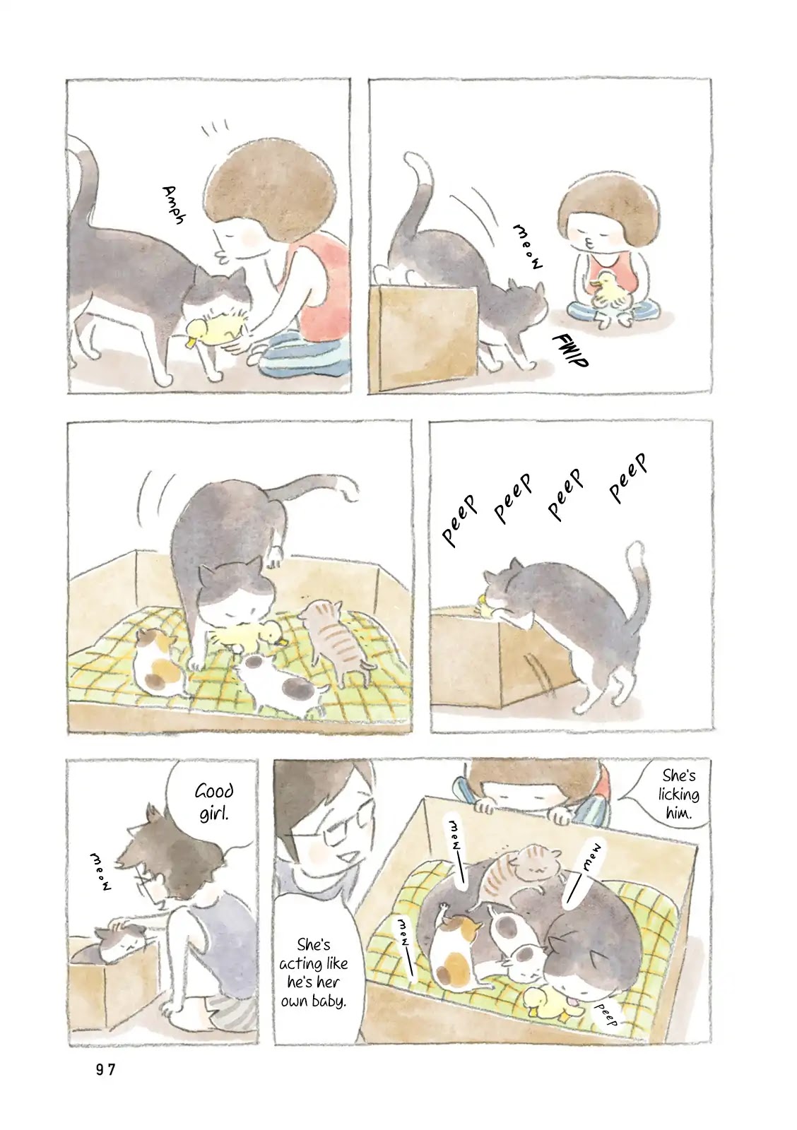 Little Ken and a Cat. Sometimes a Duck Chapter 11 page 7 - Chapter 11: Yellow