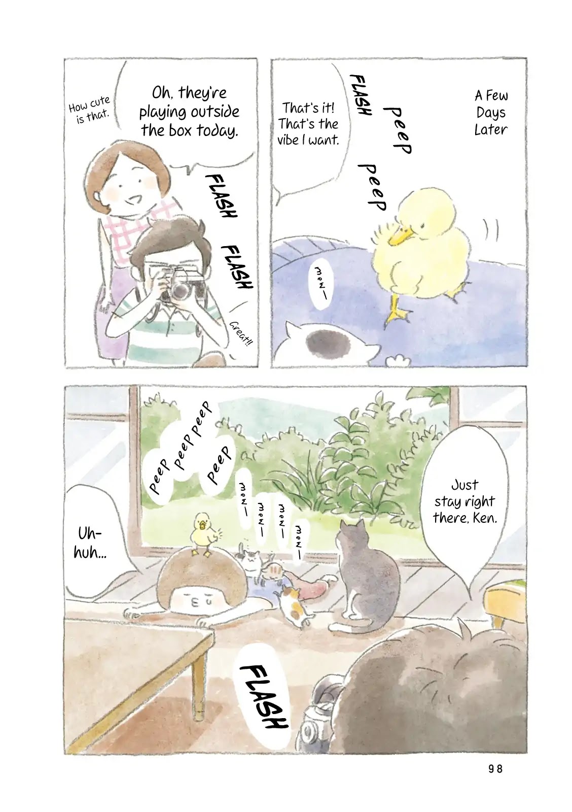 Little Ken and a Cat. Sometimes a Duck Chapter 11 page 8 - Chapter 11: Yellow