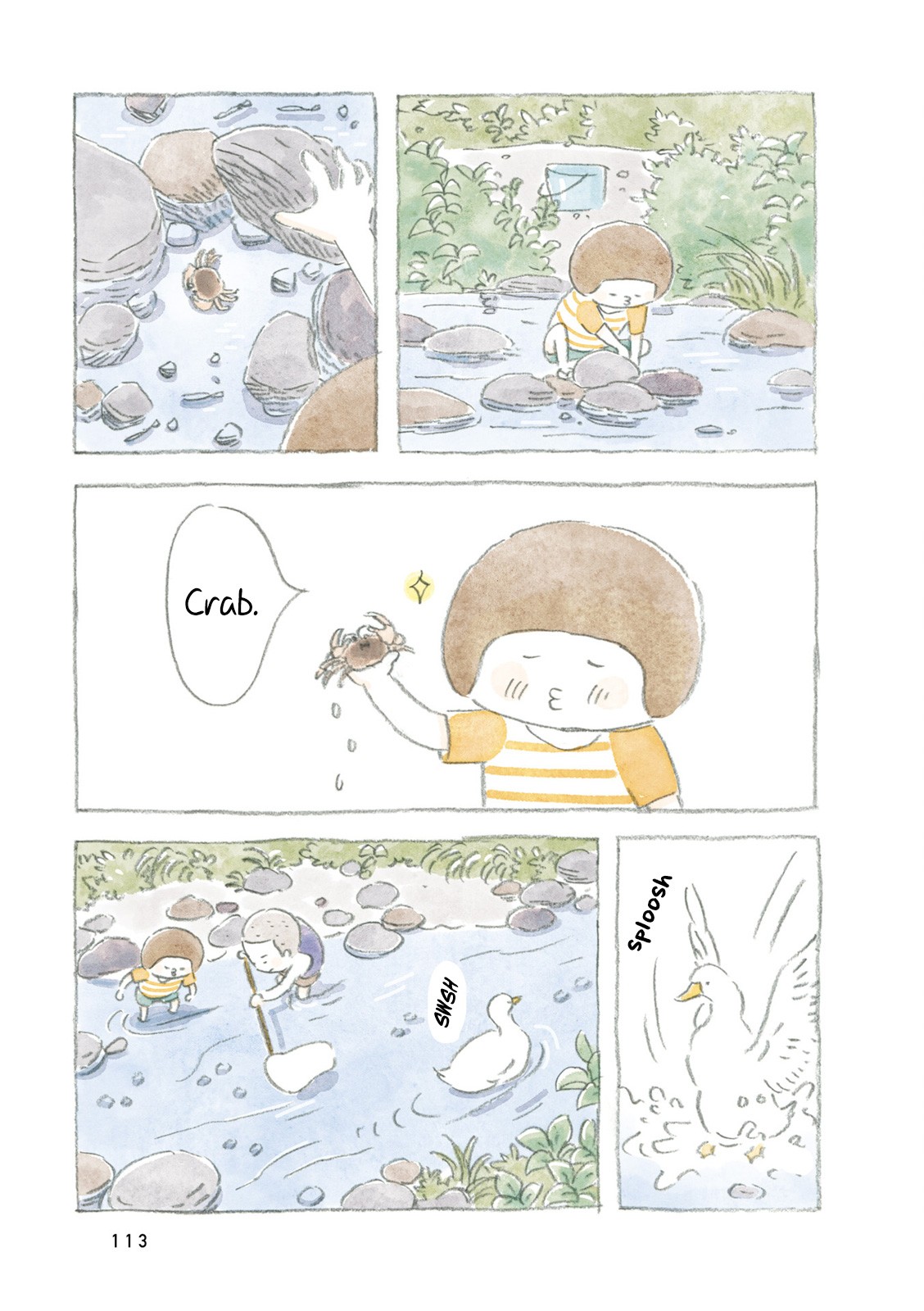 Little Ken and a Cat. Sometimes a Duck Chapter 13 page 5 - Chapter 13: The Crabs and the Duck