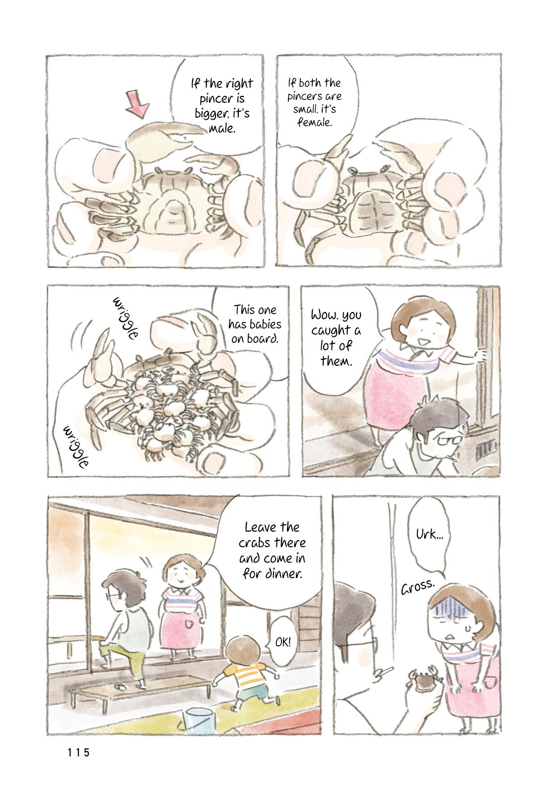 Little Ken and a Cat. Sometimes a Duck Chapter 13 page 7 - Chapter 13: The Crabs and the Duck