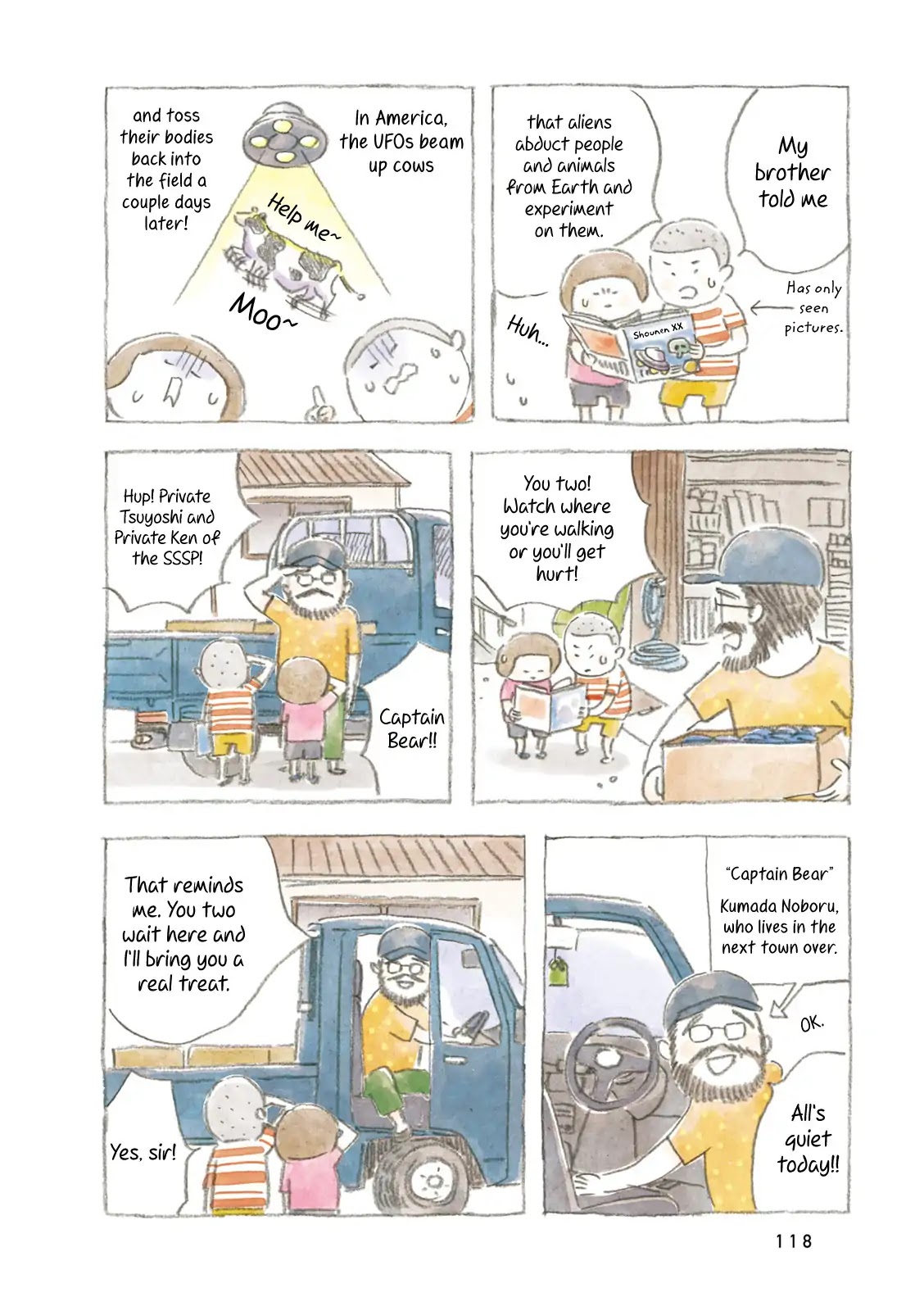Little Ken and a Cat. Sometimes a Duck Chapter 14 page 2 - Chapter 14: Captain Bear